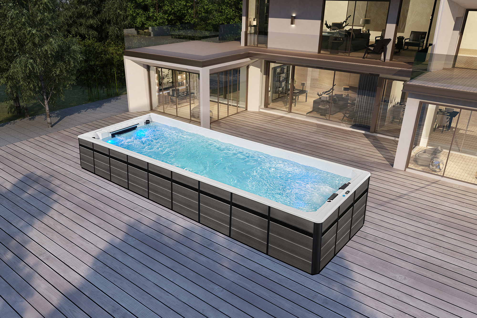 Плавательный спа бассейн Mexda WS-130ВIII (рис.2)